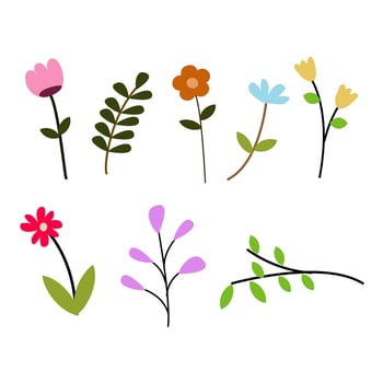 Cute Plant Element vector