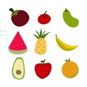 Fresh and Healthy Food Illustration vector