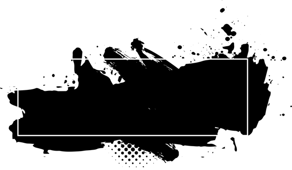 abstract brush stroke for copy space in retro comic style design png