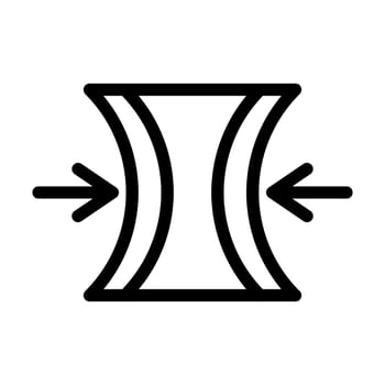 Elasticity Icon Design vector