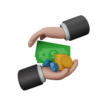 3d rendering asset isolated useful for business, currency, economy and finance design illustration png