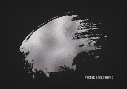 Black and silver brush foil style background abstract design illustration vector. Perfect painted design for headline web presenstation, logo and sale banner vector