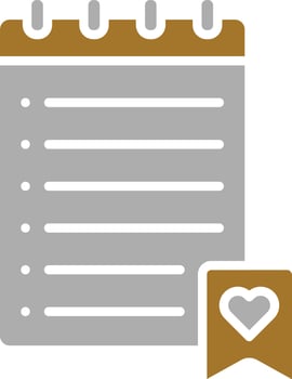 Wishlist Icon Style vector