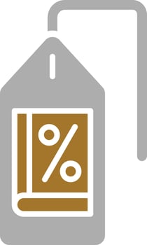 Educators Discount Icon Style vector