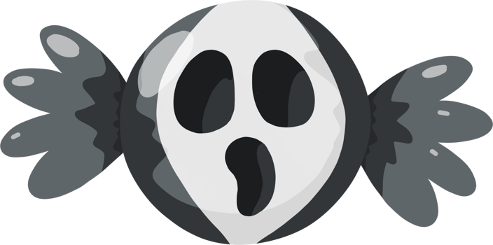 cute cartoon colorful halloween candy grim reaper png