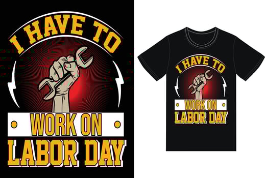 Premium USA Labor day Vector Typography T-Shirt Design For All People