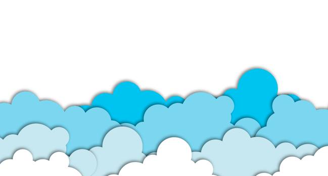 White clouds. Vector paper clouds. White Cloud on blue sky paper cut design. Paper cut style. Place for text. Transparent background. Illustration png