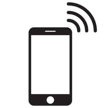 Smartphone Icon in trendy flat style png