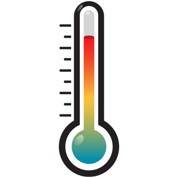 Thermometer icon colorful png