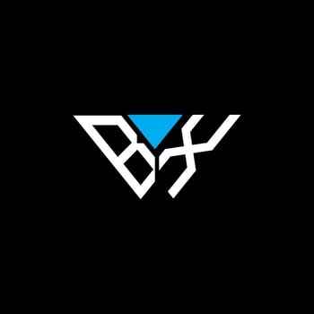 BX letter logo creative design with vector graphic, Abc simple and modern logo design.