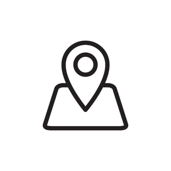 Map Location Icon EPS 10 vector