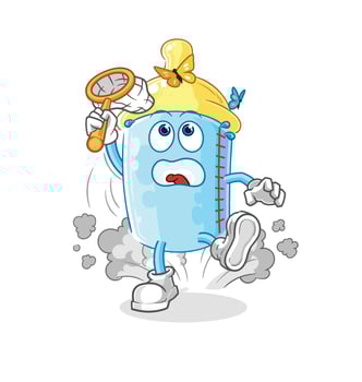 baby bottle cartoon vector
