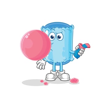 canned fish cute cartoon vector