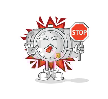 wristwatch cartoon vector