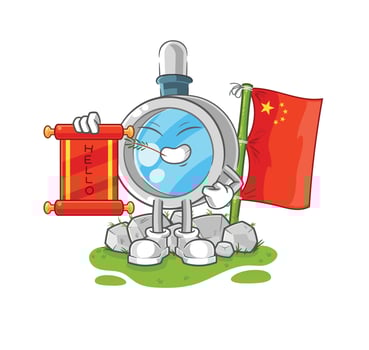 magnifying glass cartoon vector