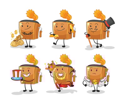 record player cartoon vector