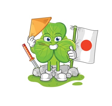 clover character cartoon vector
