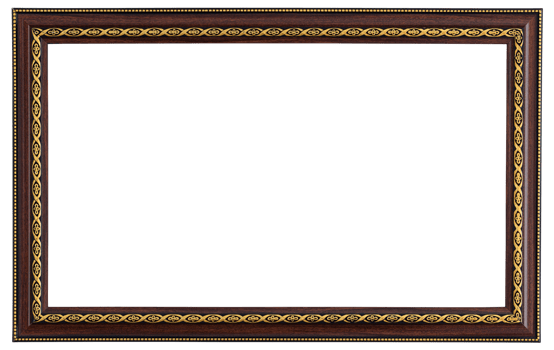 picture frame isolated with clipping path png