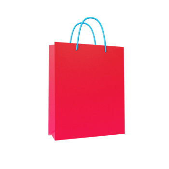 3D Paper bag. Online shopping concept. 3d render illustration png