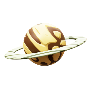 3d saturn planet illustration png