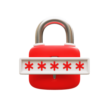 3d lock password png