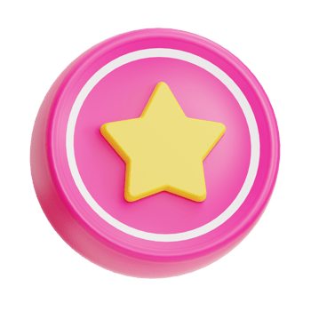 Star illustration 3d png