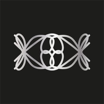 company logo with abstract shape vector