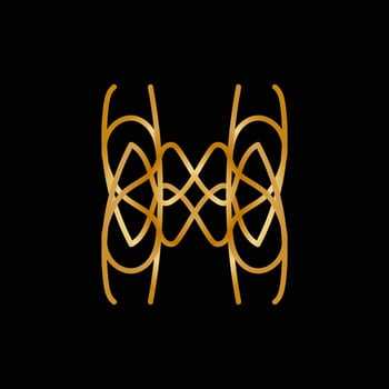 company logo with abstract shape vector