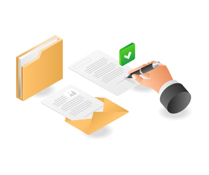 Fill out a business cooperation agreement vector