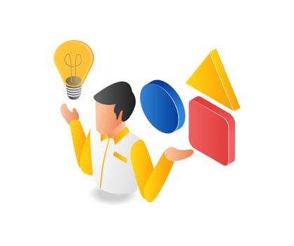 Choice of ideas for making geometric objects vector
