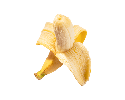 banana isolated on white. dicut from real photos png