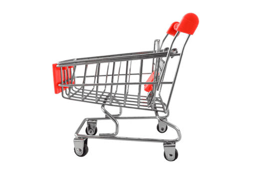 Shopping cart isolated png