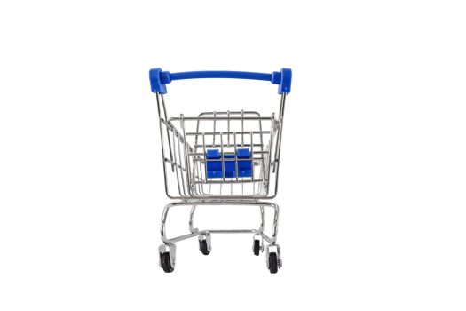 Shopping cart isolated png