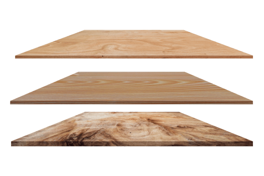 Wood shelves table isolated png