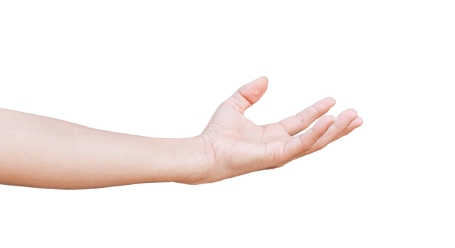 Male hand gestures isolated. png