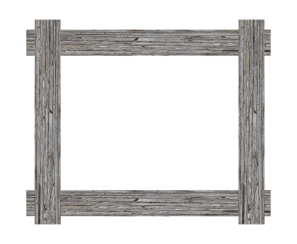 Wood picture frame isolated png