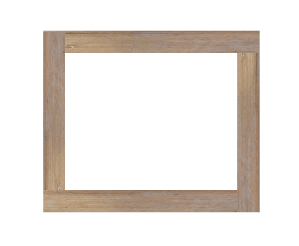 Wood picture frame isolated png