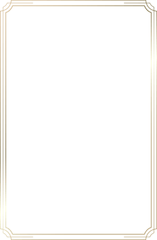 Golden vintage style frame border design png