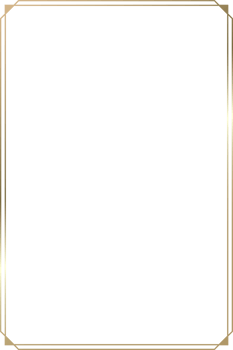 Golden vintage style frame border design png
