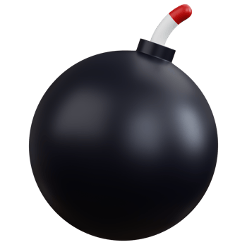 3d rendering bomb isolated png
