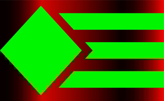 greenscreen for footage video vector