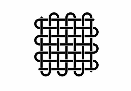 weaving icon isolated on white background vector
