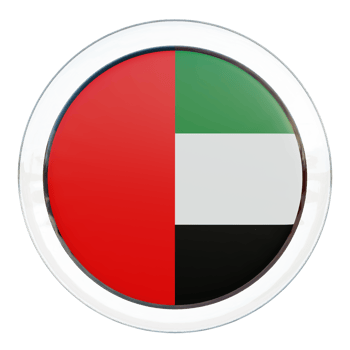 Union of South American Nations 3d textured glossy circle flag png