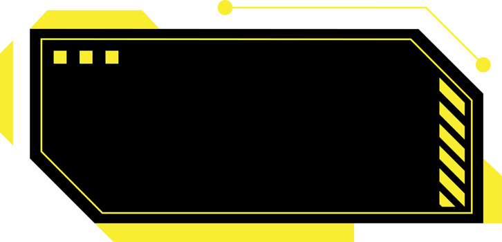 modern futuristic HUD interface design element for copy space png