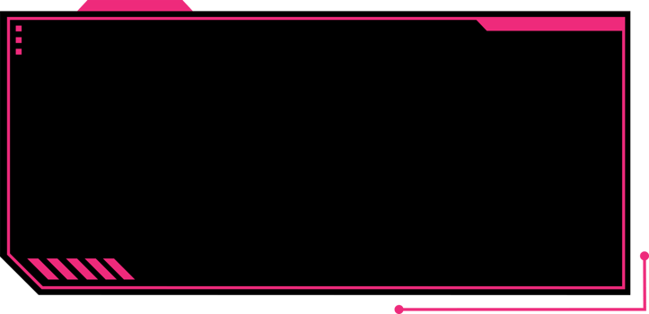 modern futuristic HUD interface design element for copy space png