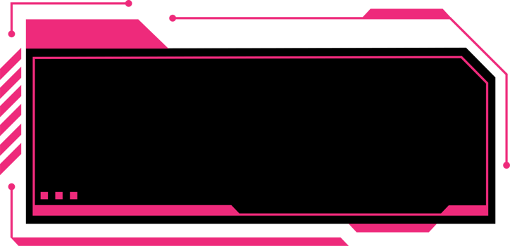 modern futuristic HUD interface design element for copy space png