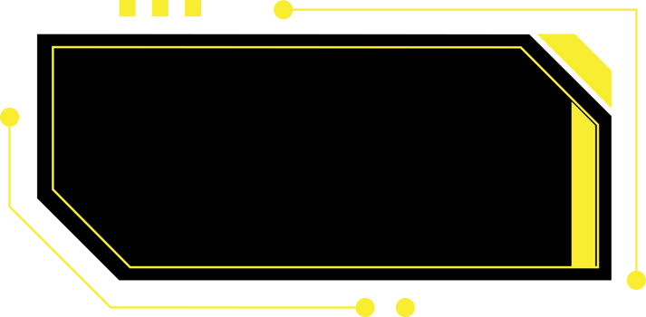 modern futuristic HUD interface design element for copy space png