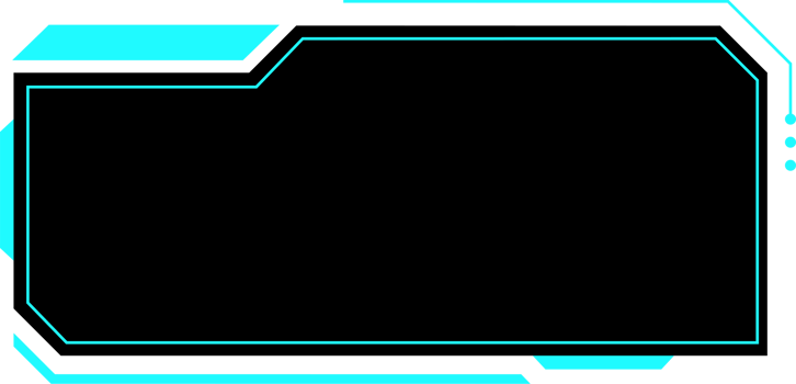 modern futuristic HUD interface design element for copy space png