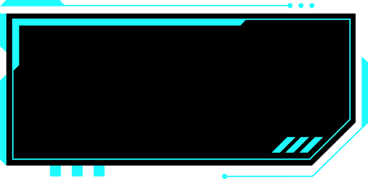 modern futuristic HUD interface design element for copy space png