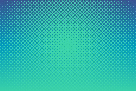Pop art background with halftone dots in retro comic style. Vector illustration.